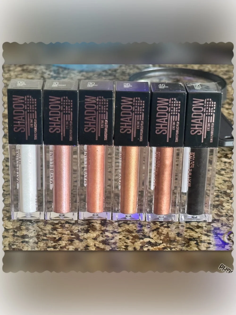 Maybelline (6) pc SHADOW DRIP EYE TINT SHIMMER LIQUID EYESHADOW